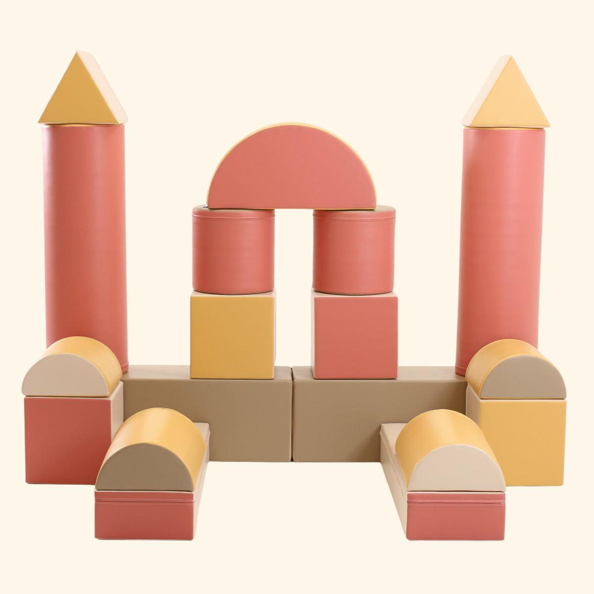 Fortress Soft Play Set – Pastel Pink