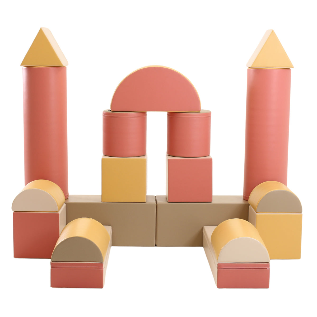 Fortress Soft Play Set – Pastel Pink