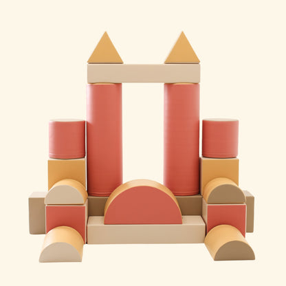 Fortress Soft Play Set – Pastel Pink