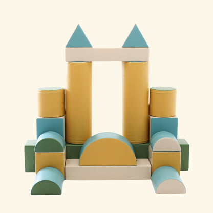 Fortress Soft Play Set – Pastel Turquoise