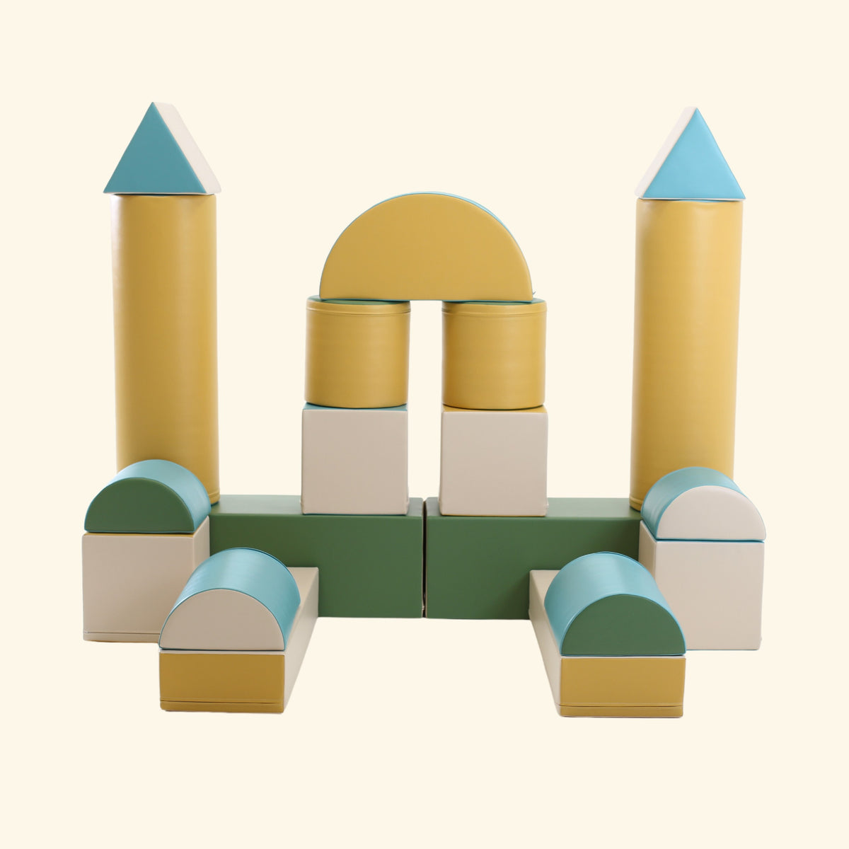 Fortress Soft Play Set – Pastel Turquoise