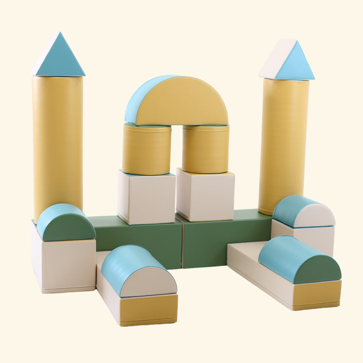 Fortress Soft Play Set – Pastel Turquoise