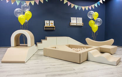 Party Soft Play Set – Beige & White