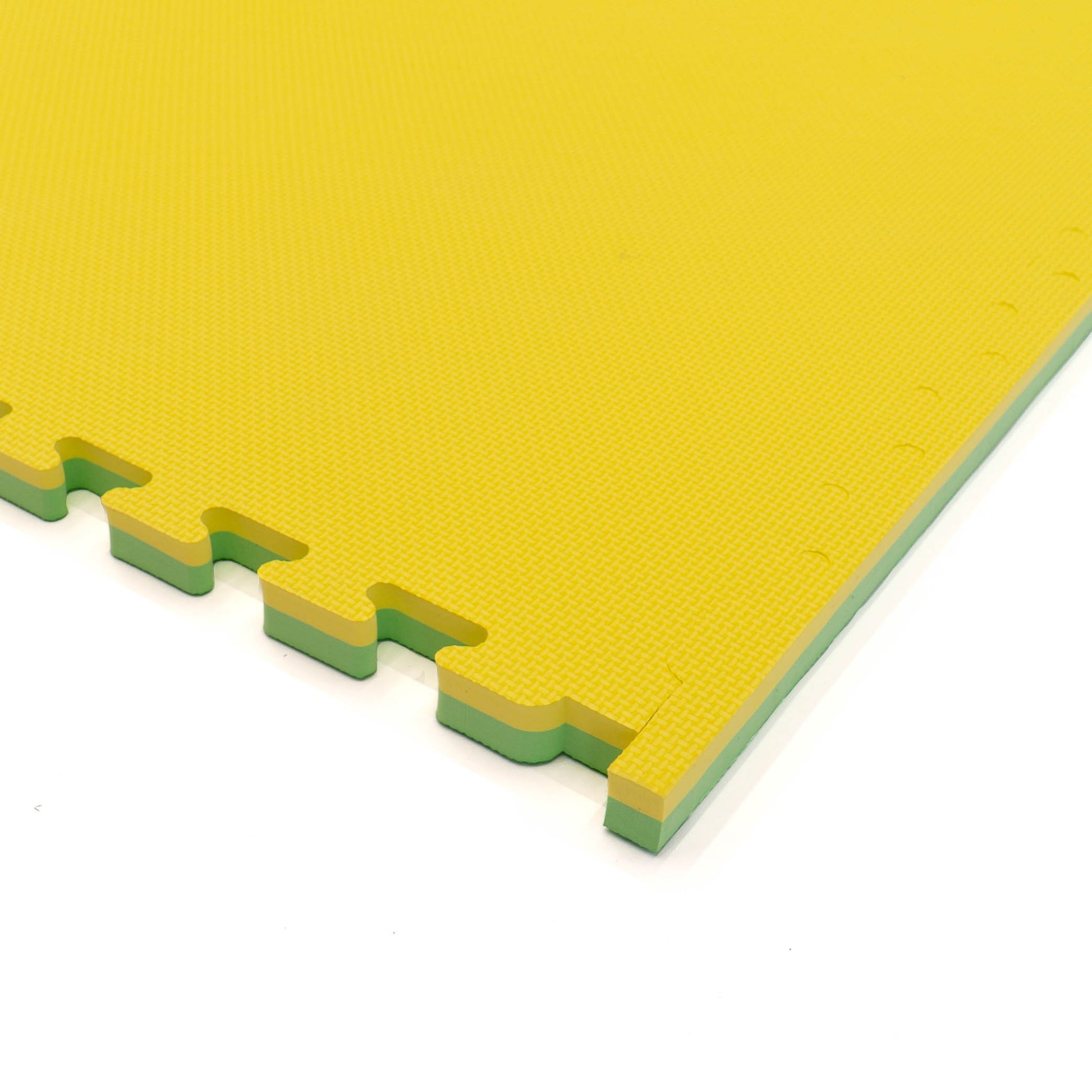 Large Foam Puzzle Mats - Spring Green / Yellow