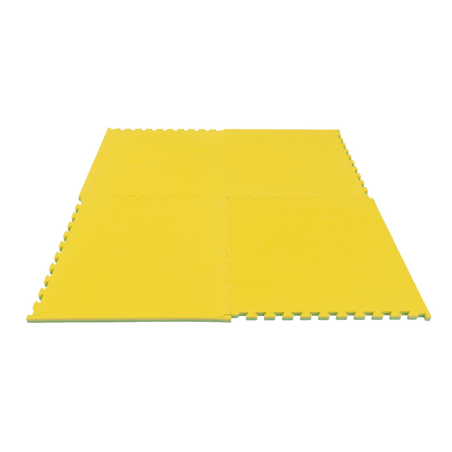 Large Foam Puzzle Mats - Spring Green / Yellow