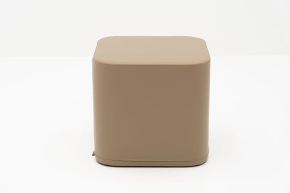 Large Play Pouf Cube - Beige