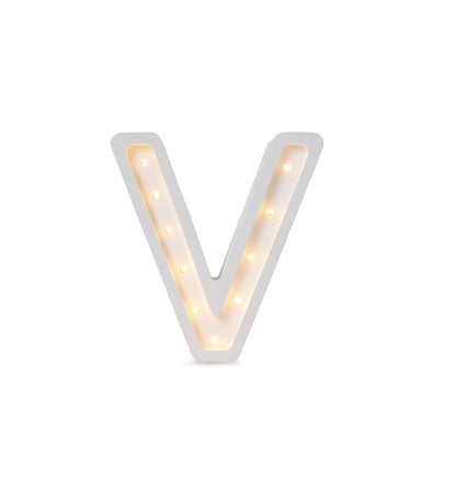 Little Lights Letter Lamp - V
