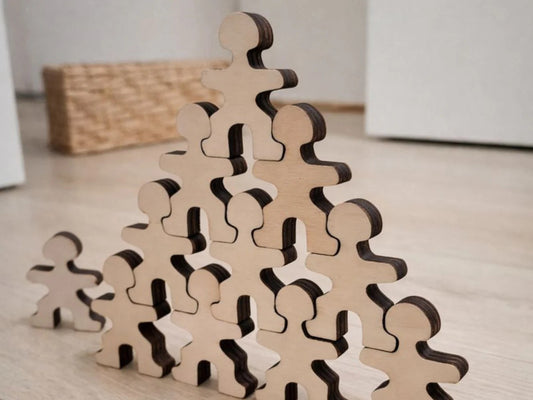 Mini Buddies – Wooden Balancing Toy for Younger Children