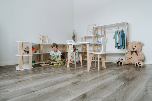 Modular Montessori Shelf Arch - 2 Shelves