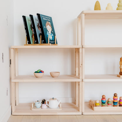 Modular Montessori Shelf Straight Mini - 3 Shelves