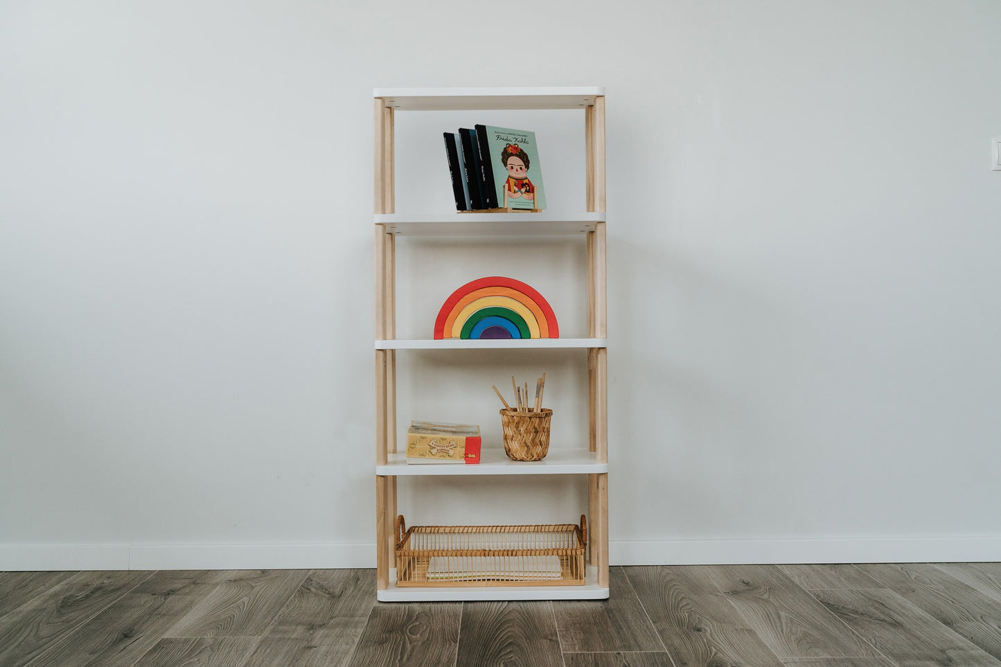 Modular Montessori Shelf Straight Mini - 5 Shelves