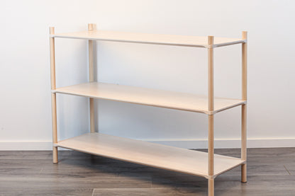 Montessori-Inspired Wooden Shelving Unit Large, 3 Shelves
