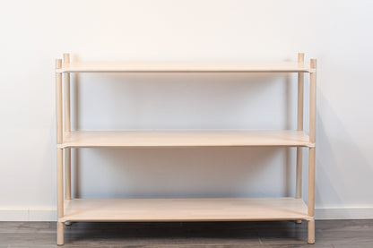 Montessori-Inspired Wooden Shelving Unit Large, 3 Shelves