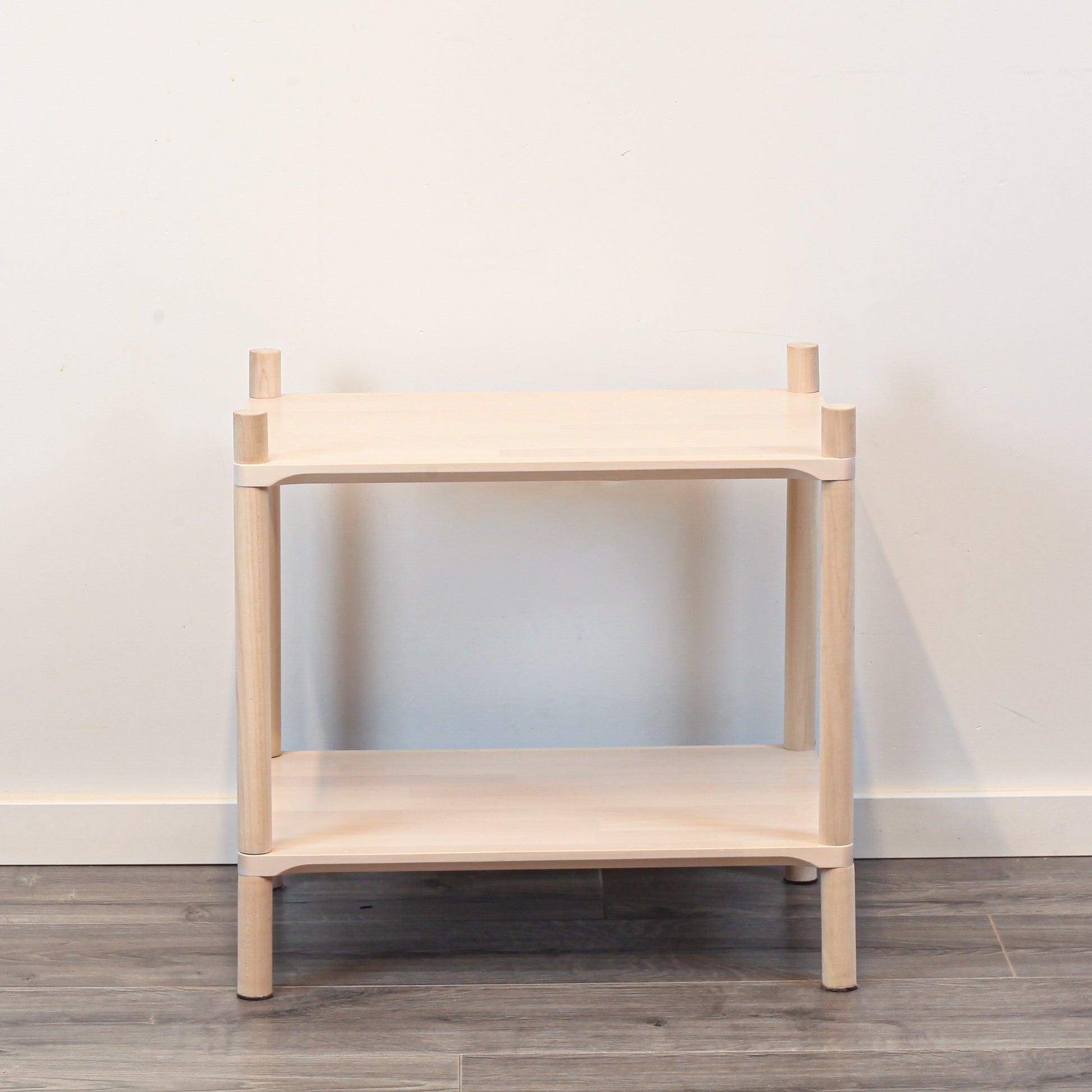 Montessori-Inspired Wooden Shelving Unit Small, 2 Shelves
