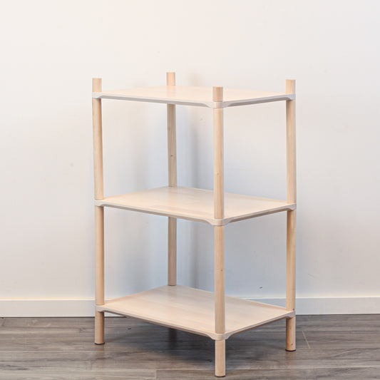 Montessori-Inspired Wooden Shelving Unit Small, 3 Shelves