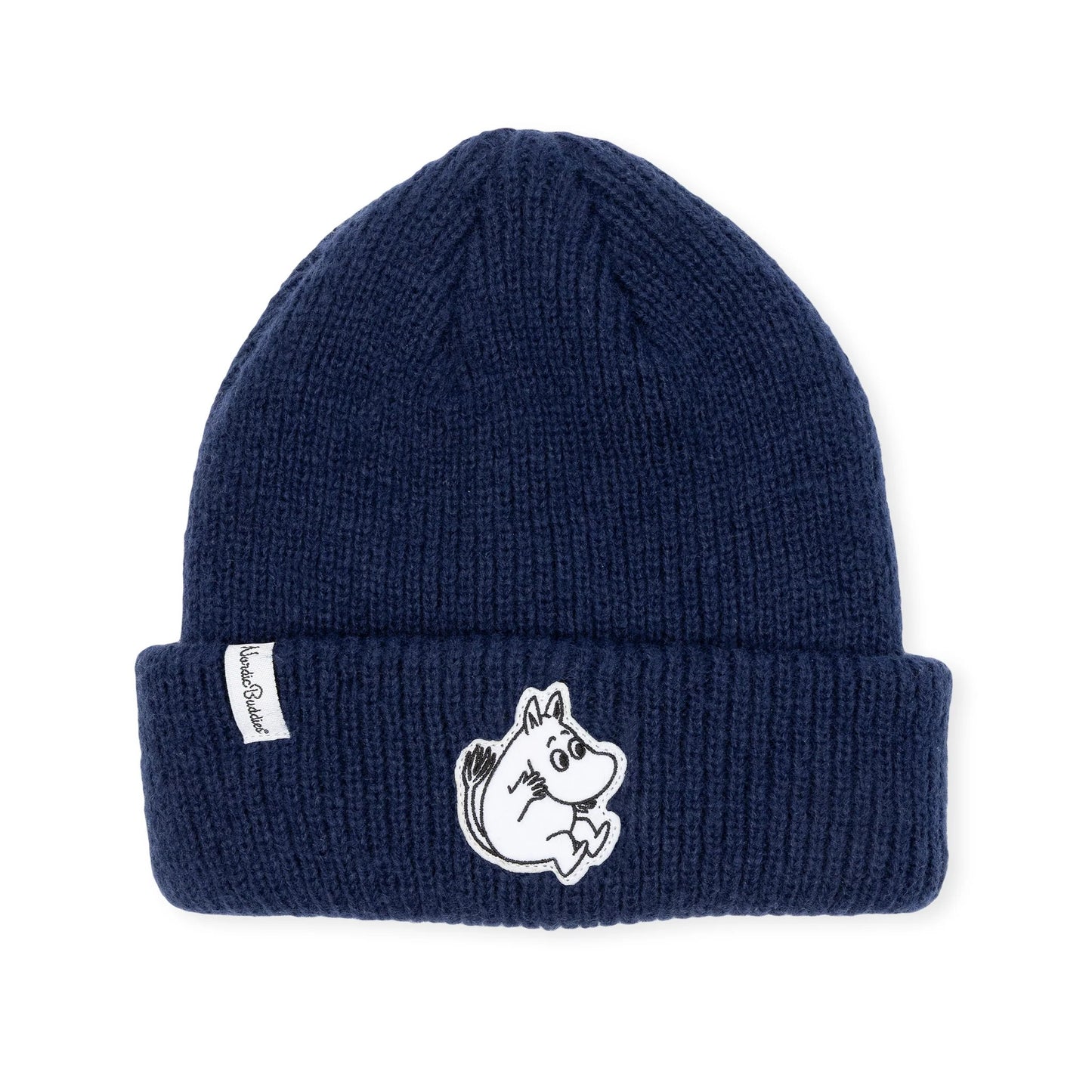 Moomintroll Felt Patch Beanie Kids - Navy
