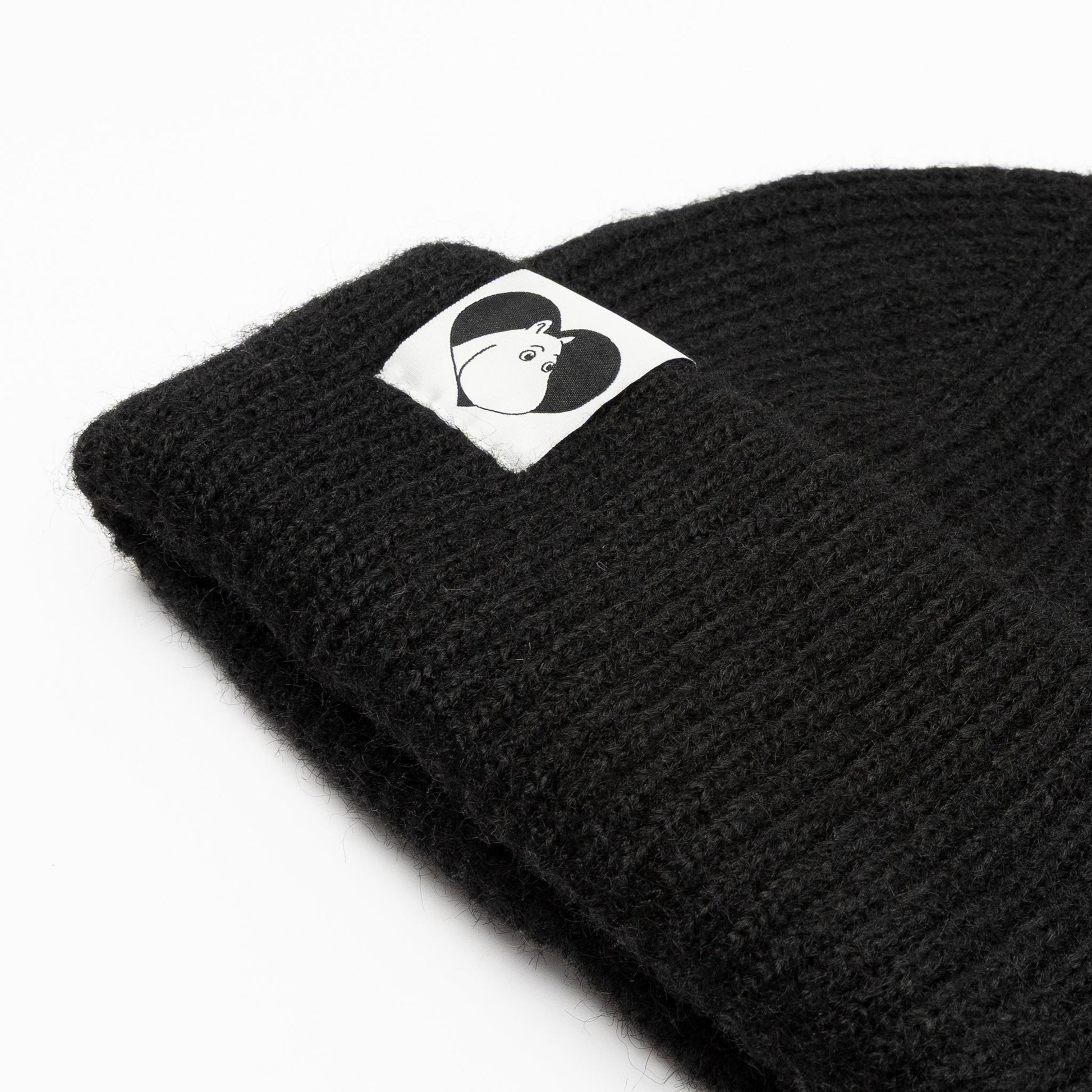 Moomintroll Fluffy Chunky Beanie - Black