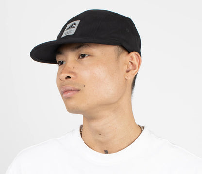 Stinky Five Panel Cap - Black