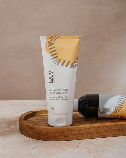 Natural Softening Honey Shampoo ja Conditioner Set