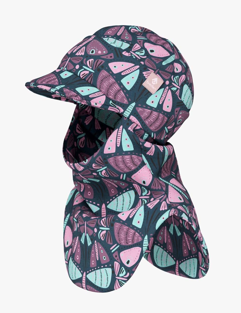 Peaked Spring-Fall Balaclava For Kids BENT - Butterlies