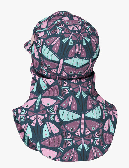 Peaked Spring-Fall Balaclava For Kids BENT - Butterlies
