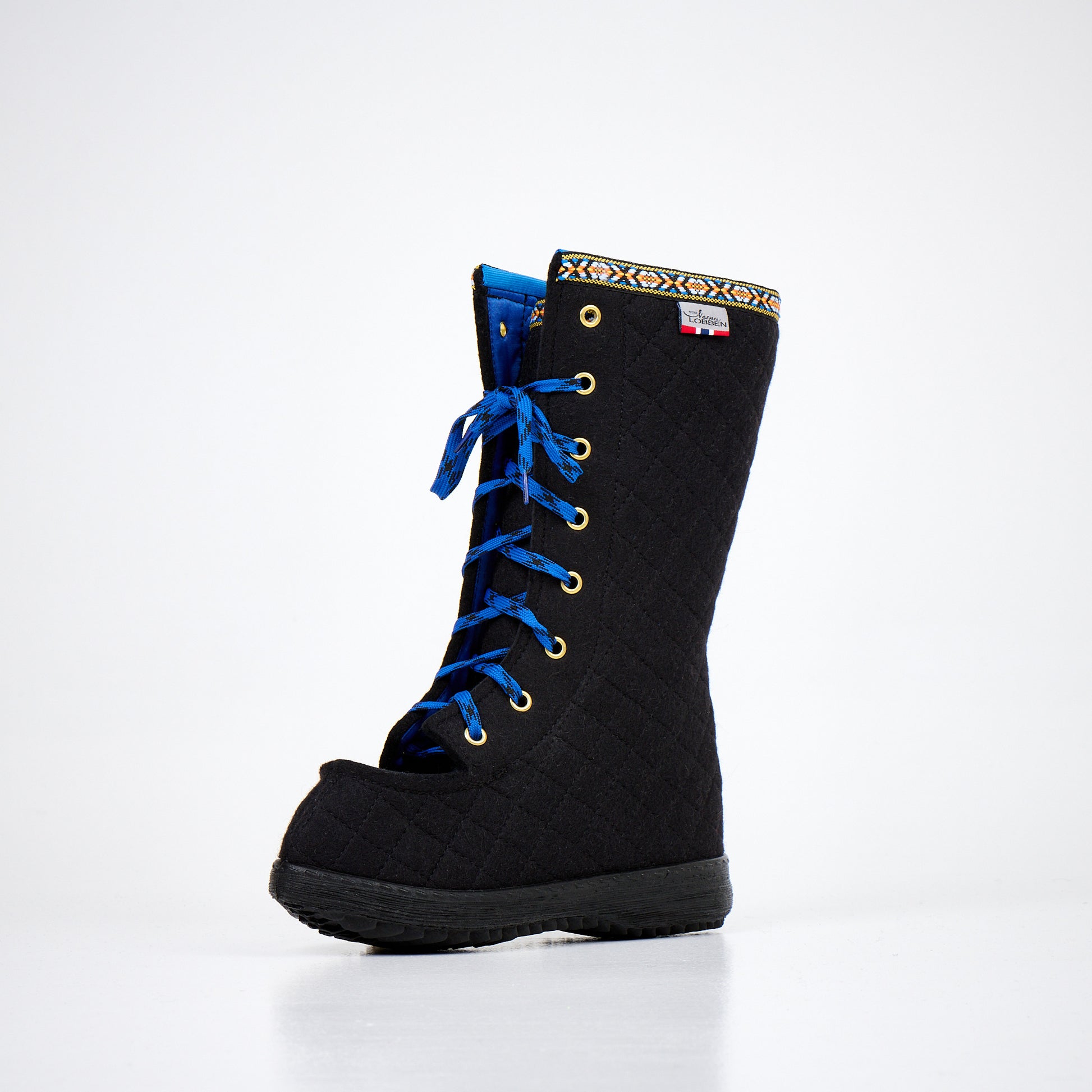 Polar Lobben Felt Boots - Black