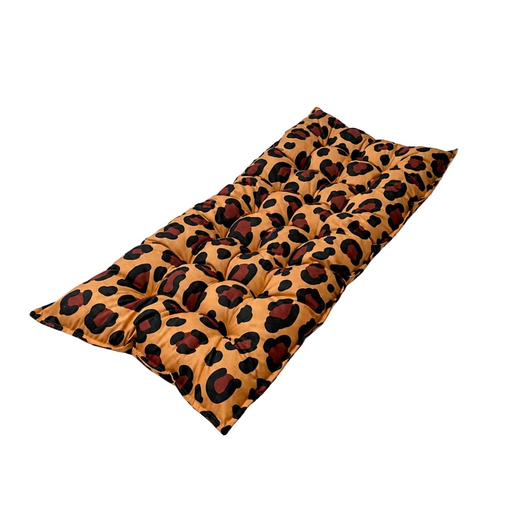 Quilted Kids' Floor Cushion, 3 Sizes Available - Leopard