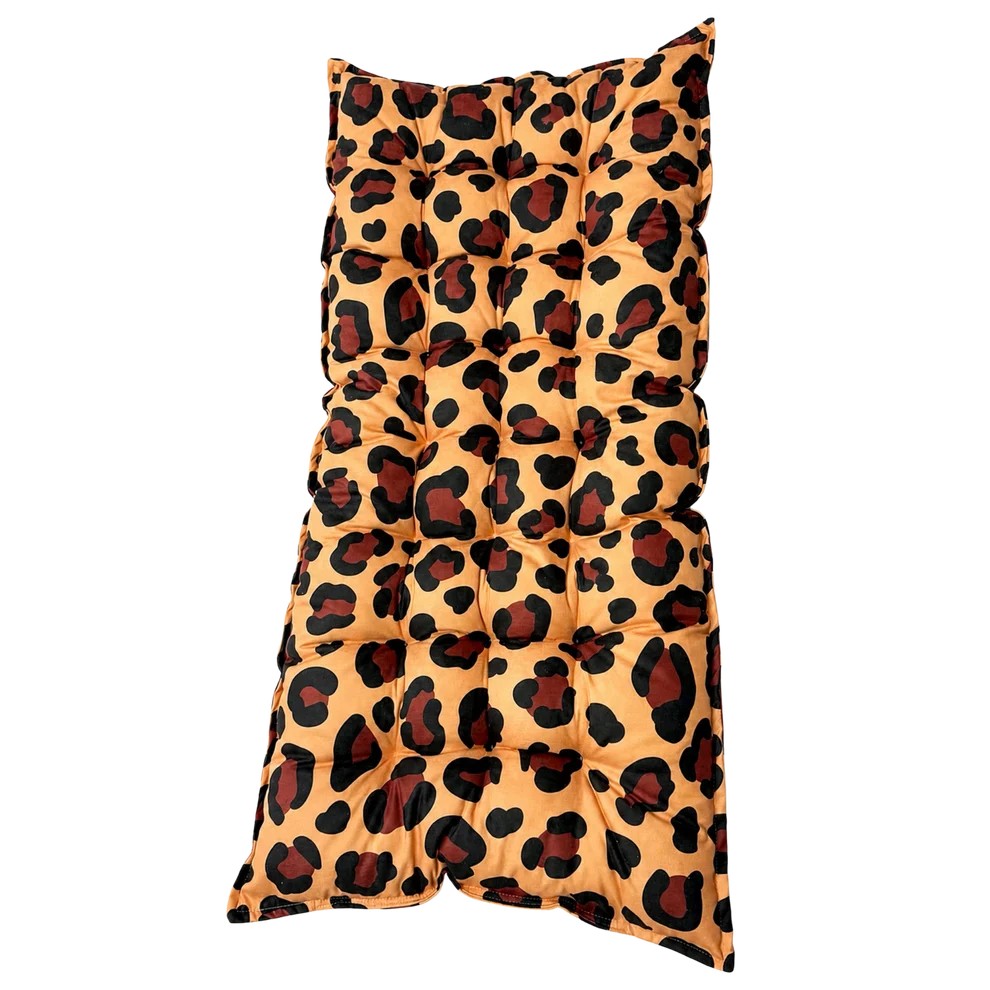 Quilted Kids' Floor Cushion, 3 Sizes Available - Leopard