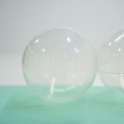Soft Play Ball Pit Balls 500pc - Translucent