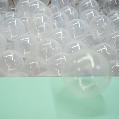 Soft Play Ball Pit Balls 500pc - Translucent