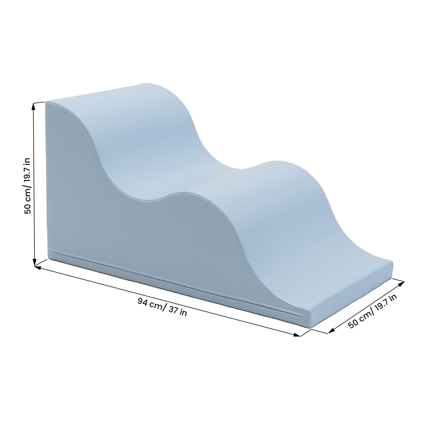 Soft Play Mega Wave - Baby Blue