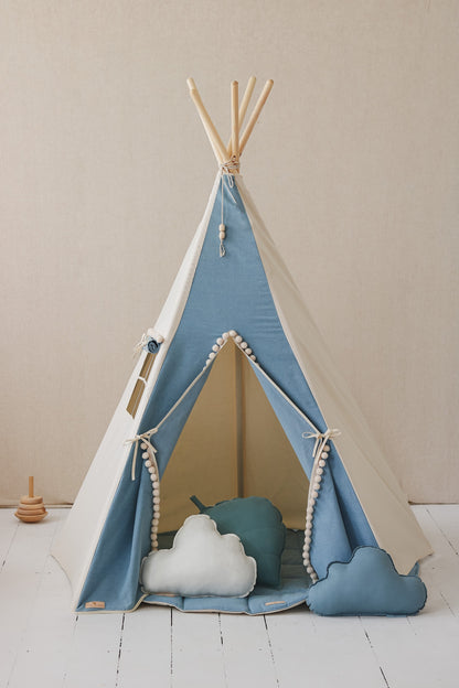 Teepee Tent - Jeans With Pompoms