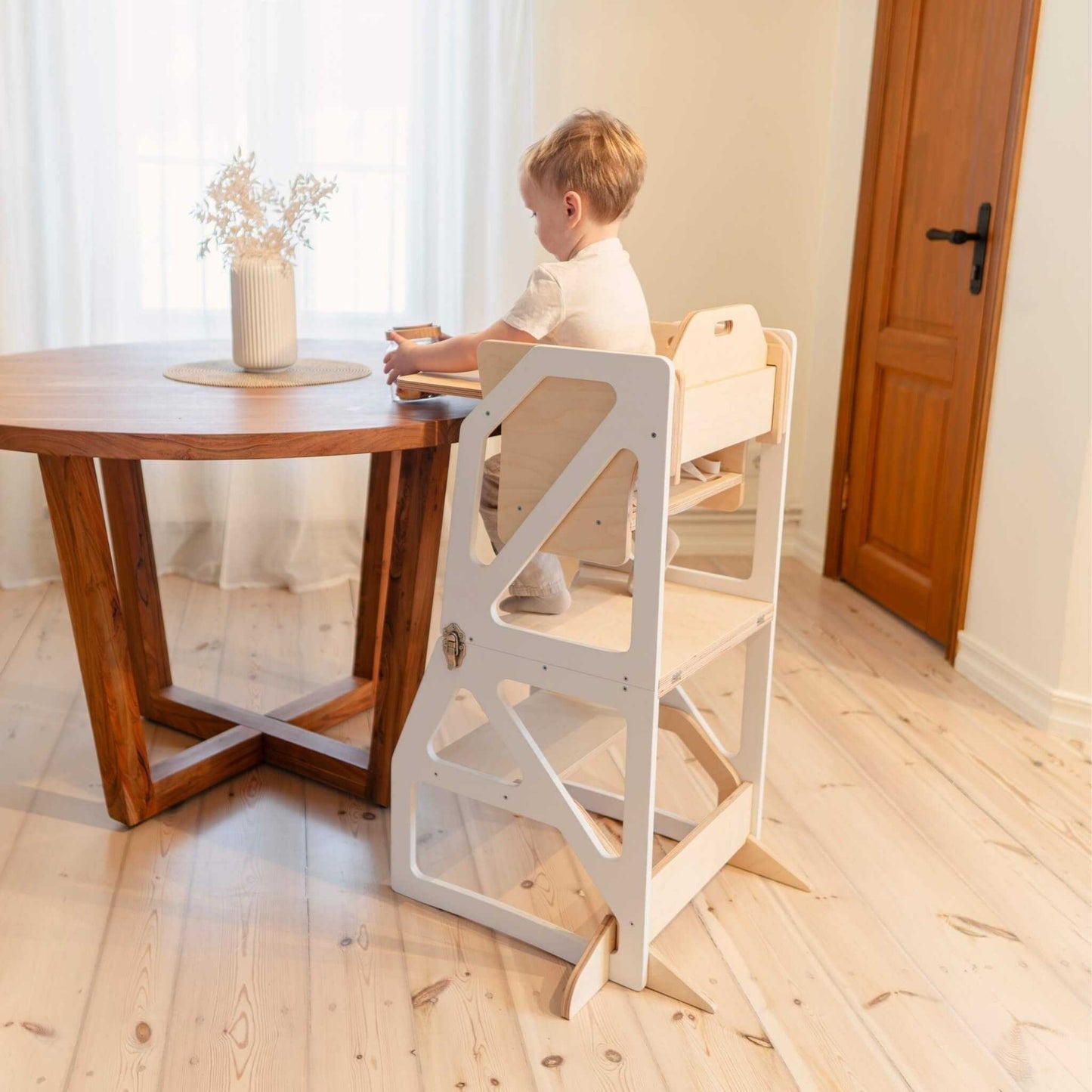 Transformable Kitchen Tower - Modustep and High Chair Combo