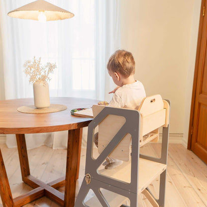 Transformable Kitchen Tower - Modustep and High Chair Combo